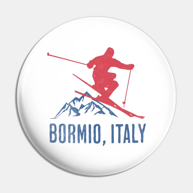 Bormio Slopes Skier Pin by MEWRCH