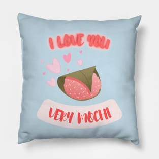 I Love You Very Mochi Pillow