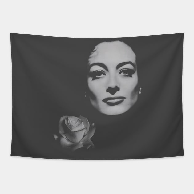 Joan Crawford - Vintage Tapestry by Jazz In The Gardens