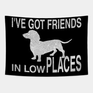 I've got friends in low places lovers dog friends Tapestry