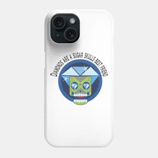 Diamonds and Sugar Skull Phone Case