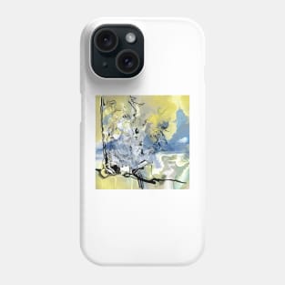 visaquarelle acuarela watercolor art in architectural style concept ecopop Phone Case