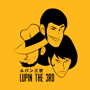 218 Lupin 3head T-Shirt