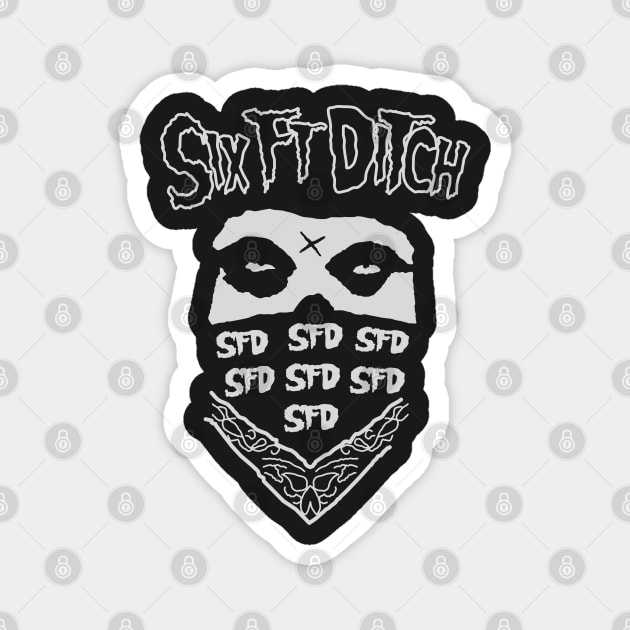 SFD SKULL Magnet by annapeachey