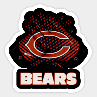Chicago Bears Football Stickers Teepublic