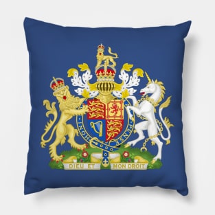 Royal Coat of Arms of the United Kingdom (Tudor crown) Pillow