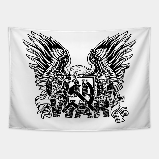 Cold War Era Eagle Tapestry by 8 Fists of Tees