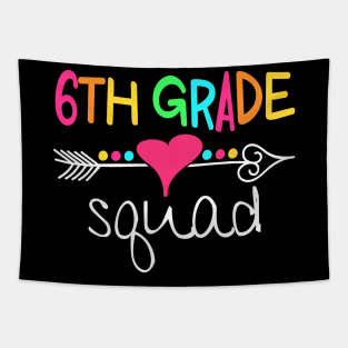 6th Grade Squad Sixth Teacher Student Team Back To School Tapestry