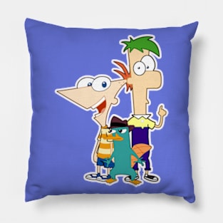 P, F and Agent P Pillow