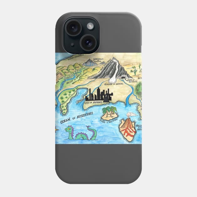 Inner Geographies Map Phone Case by GeoNerd