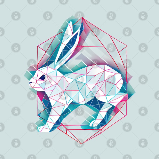 Geometric running rabbit by etherElric