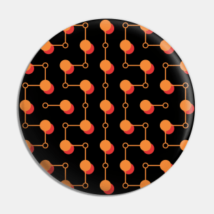 Abstract Geometric Circles Pin