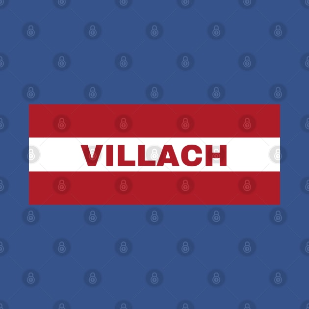 Villach City in Austrian Flag by aybe7elf