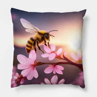 Morning Bee Pillow