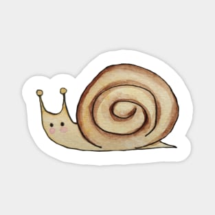 Snail Watercolor Seamless Pattern Magnet