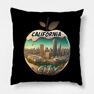 California City Of United States Pillow