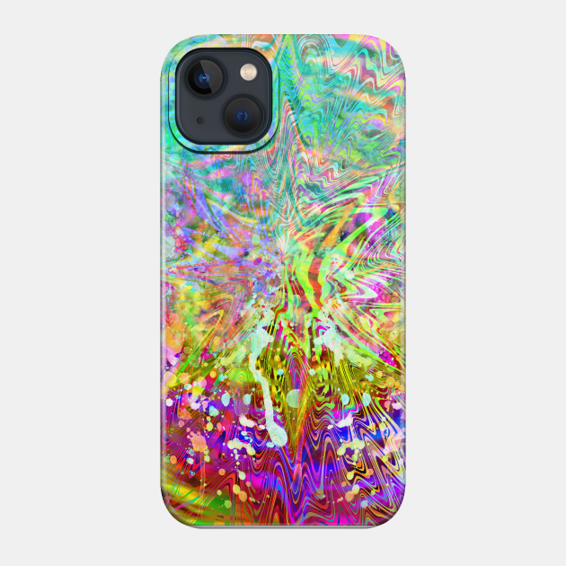 Pastel Tie Dye Grunge Texture - Pastel - Phone Case