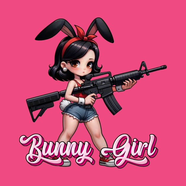 Tactical Bunny Girl by Rawlifegraphic