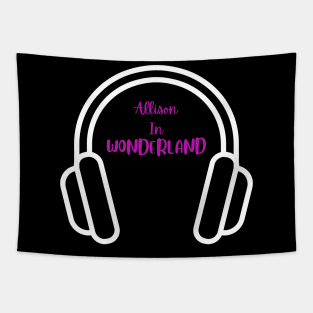 Allison in Wonderland Podcast Tapestry