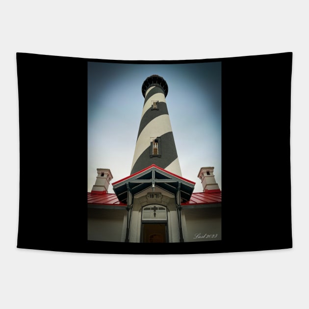 St Augustine Lighthouse Tapestry by HonuHoney