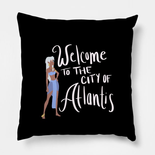 Atlantis the lost empire Pillow by Courtneychurmsdesigns