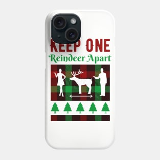 Keep One Reindeer Apart Xmas Gift Phone Case