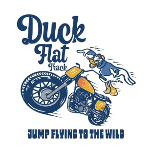 duck flat track T-Shirt