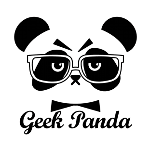 Geek Panda Wear Glasses T-Shirt