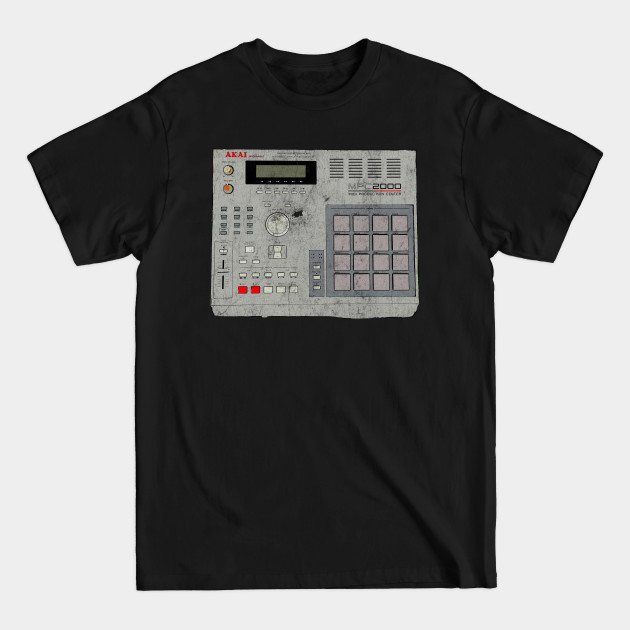 Akai MPC2000 - Faded Style Original Design - Music Producer Gift - T-Shirt