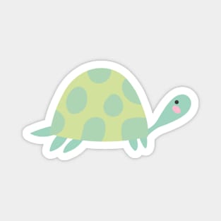 Cute Green Turtle Magnet