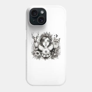 Woodland witch Phone Case