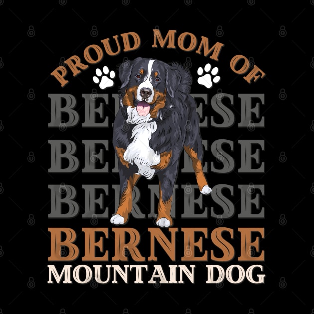 Proud mom of Bernese Mountain Dog Life is better with my dogs Dogs I love all the dogs by BoogieCreates