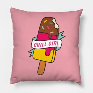 Ice Cream Bar Doodle // Chill Girl Pillow