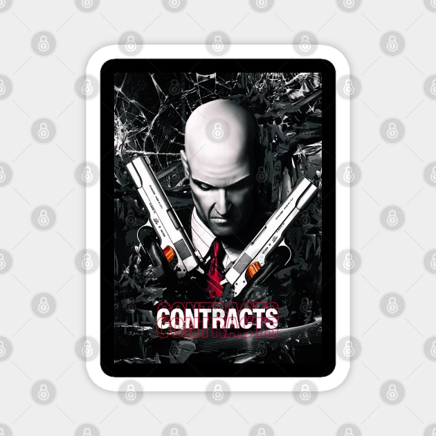 Hitman Contracts 2004 Magnet by syanart