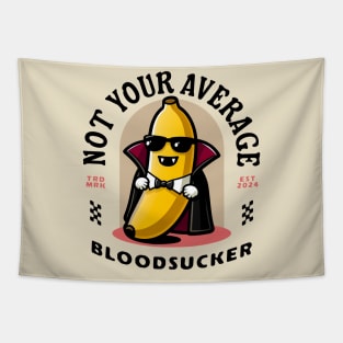 Funny Count Dracula Banana Tapestry