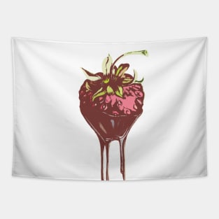 Strawberry in chocolate Tapestry