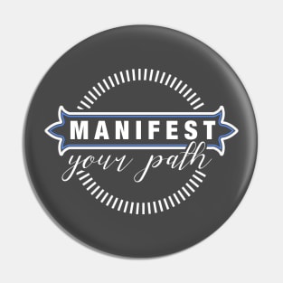 Inspirational manifesting paths artwork Pin