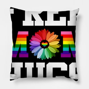 Free Mom Hugs Pride LGBT Pillow