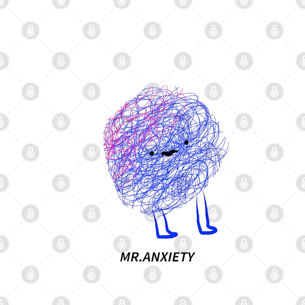 MR.ANXIETY by Whiteelephantart