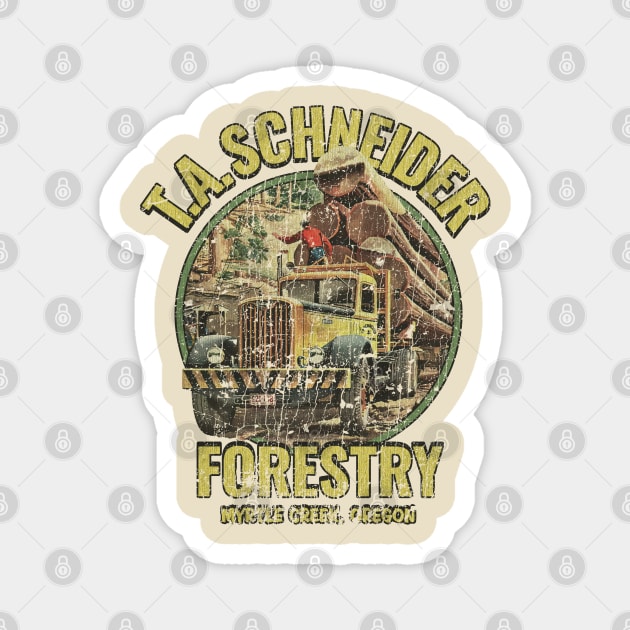 T.A. Schneider Forestry Magnet by JCD666