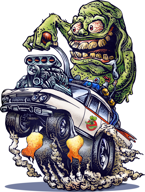 Ecto Dragster Kids T-Shirt by ChetArt