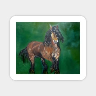 Gypsy Vanner Roan Magnet