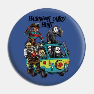 hallowen candy hunt Pin