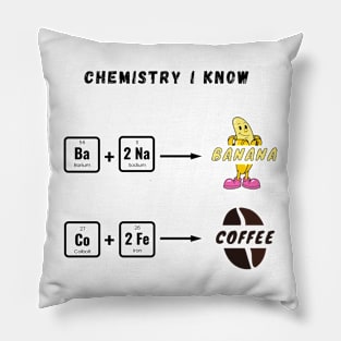 Chemistry I know Pillow