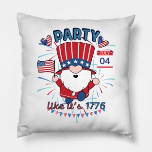 Revolutionary Celebration: Party Like It's 1776 Pillow