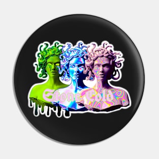 Stone Cold Medusa Pin