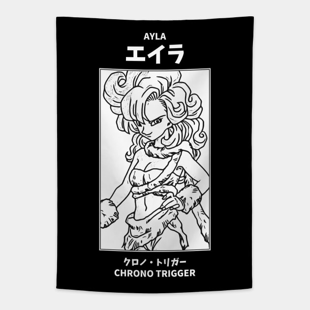 Ayla Chrono Trigger Tapestry by KMSbyZet