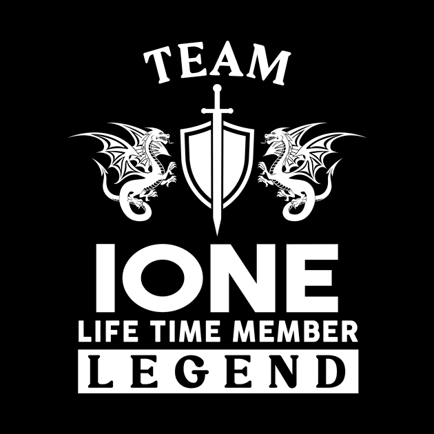 Ione Name T Shirt - Ione Life Time Member Legend Gift Item Tee by unendurableslemp118