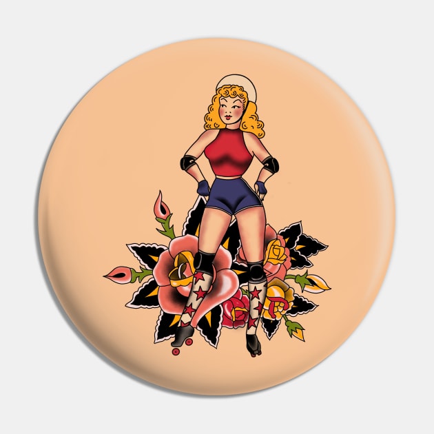 Derby Girl Pin by buggywunderland