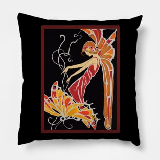 Butterfly Girl 2 Pillow